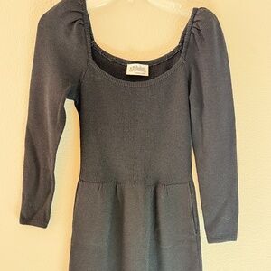 St. John by Marie Gray-Long Sleeve Sweater Dress-Size Small-with POCKETS